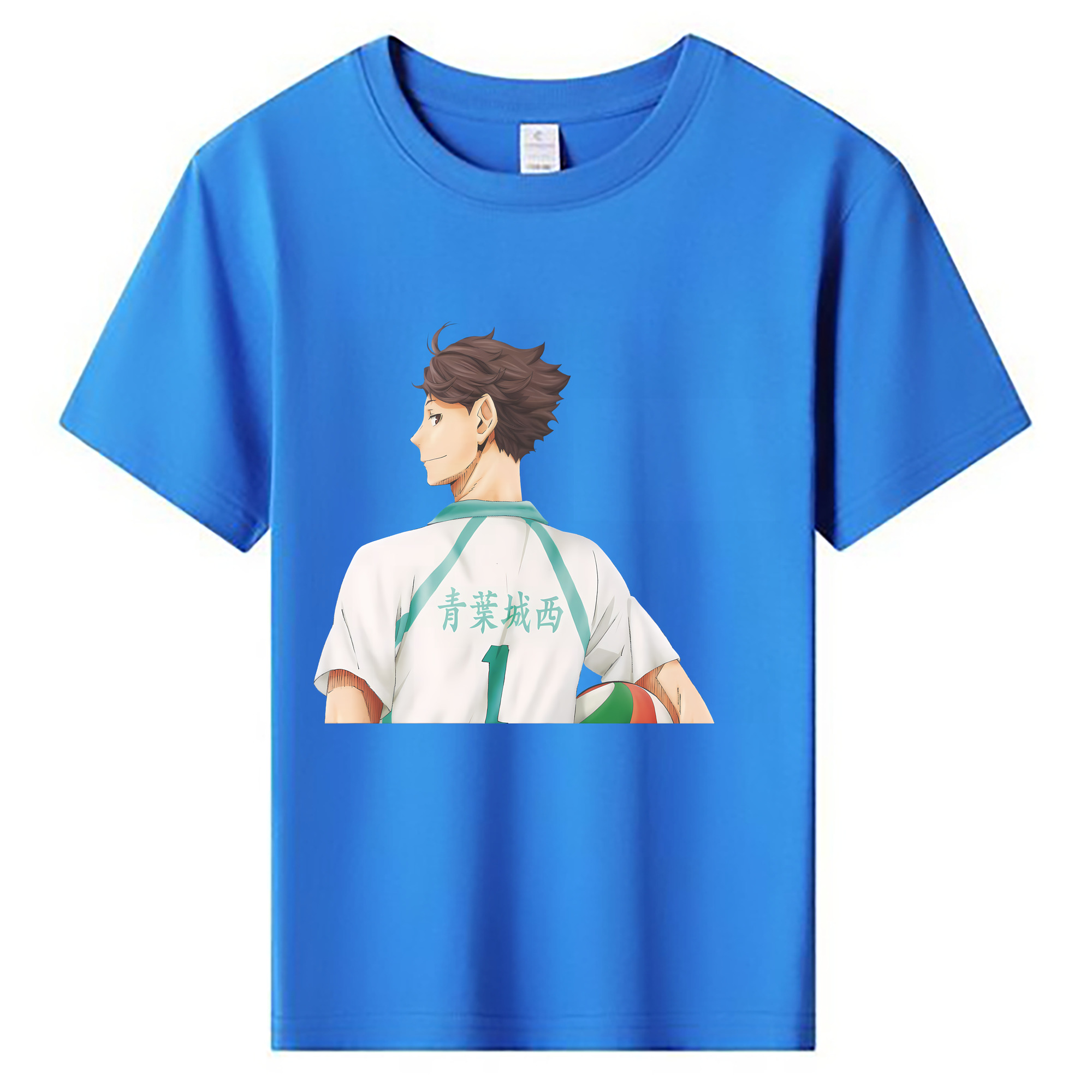 （画像用） ハイキュー!! Haikyu!! 綿100％キッズTシャツ（フロントプリント）
